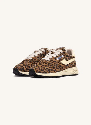 Autry - Reelwikid Low Suede Sports Shoes | Leopard