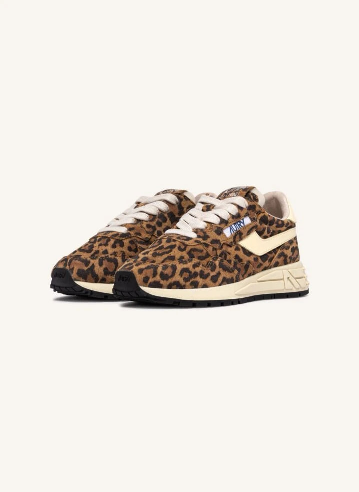 Autry - Reelwikid Low Suede Sports Shoes | Leopard