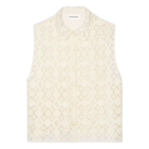 Bompard - Cotton Sleeveless Shirt | Natural
