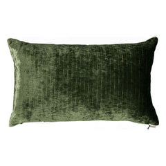 The Socialite Family - Rectangular Cushion Carino Glossy Velvet | Olive Green