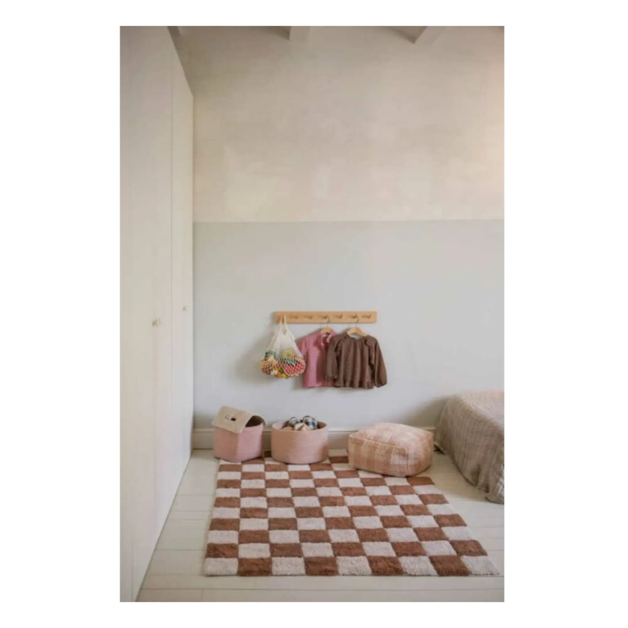 Lorena Canals - Checkerboard Rug | Toffee