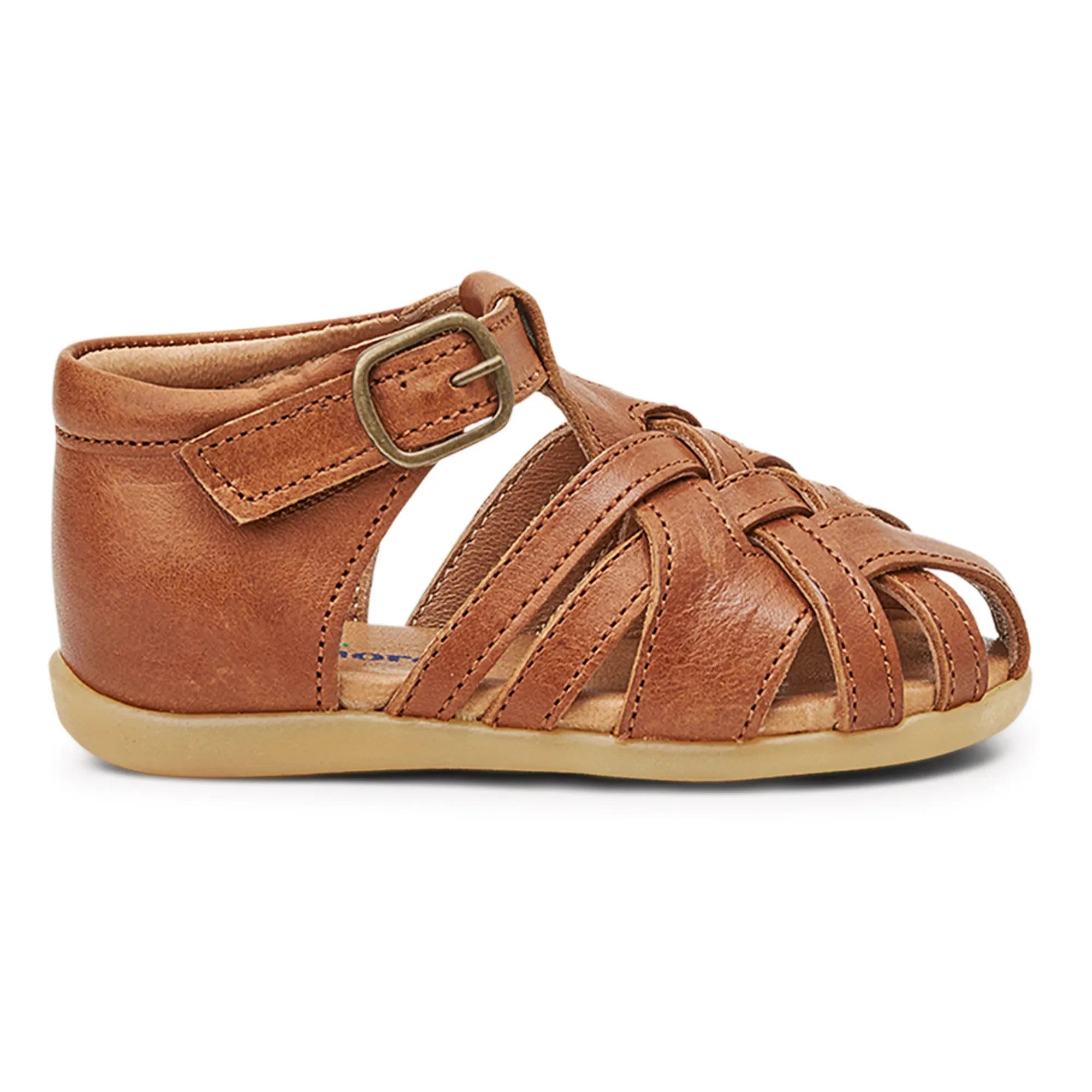 Petit Nord - Starter Diamond Scratch Sandals | Cognac