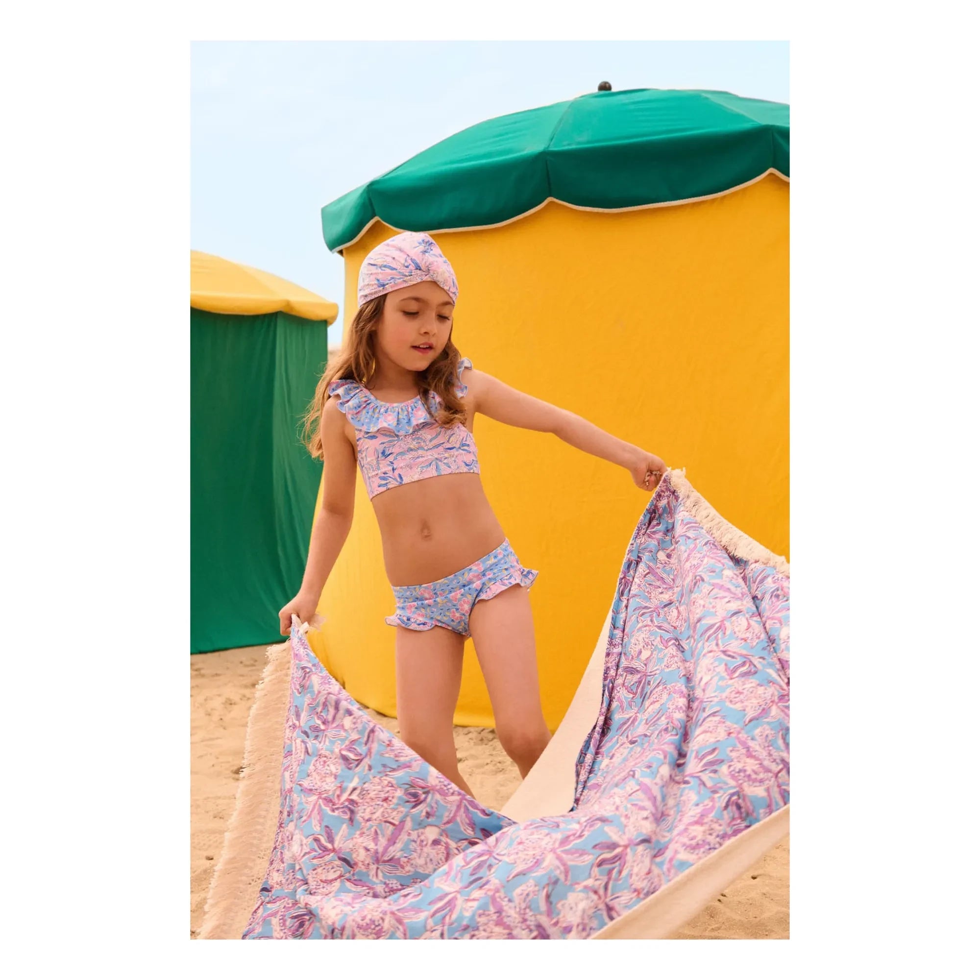 Louise Misha - Spring May Floral Recycled Ribbons | Pink