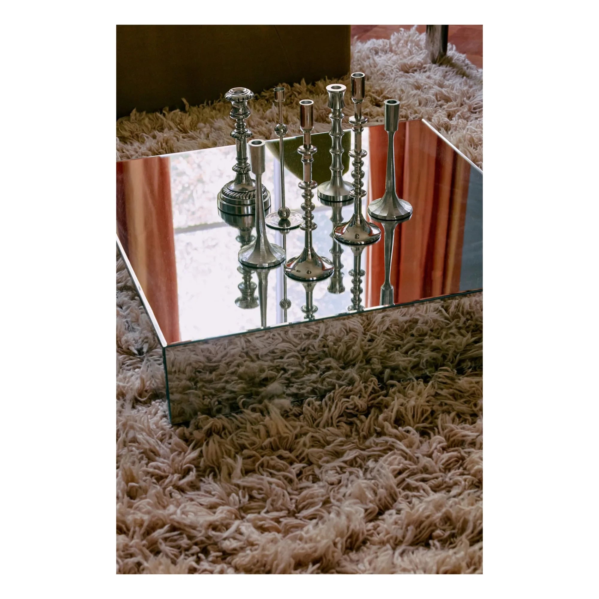 HKliving - Tattoo Candle Holder | Silver