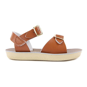 Salt-Water - Surfer Double Buckle Leather Waterproof Sandals | Camel