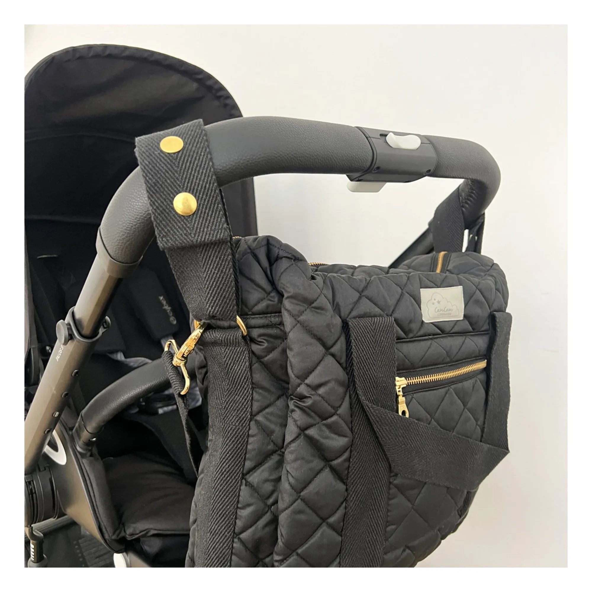 Cam Cam - Quilted Changing Bag | Black