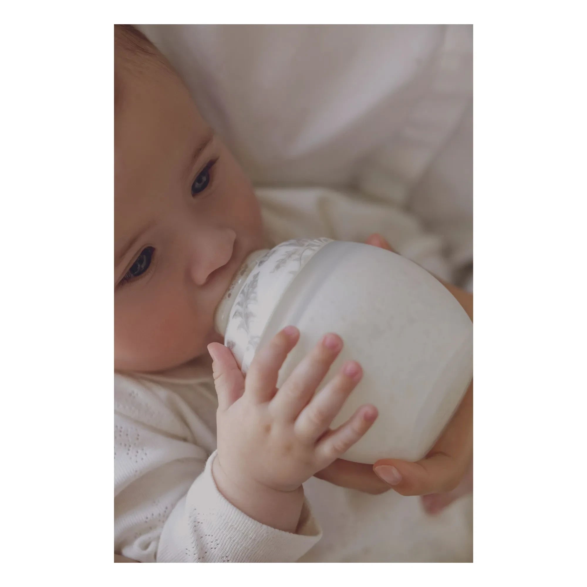 Elhée - Toile de Jouy Medical Silicone Bottles and Physiological Pacifiers - Elhée x Tartine et Chocolat | Gray