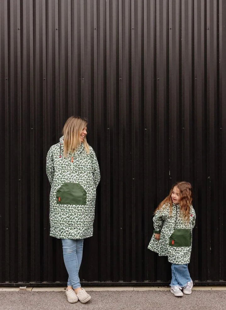 Hello Hossy - Leopard Raincoat | Green