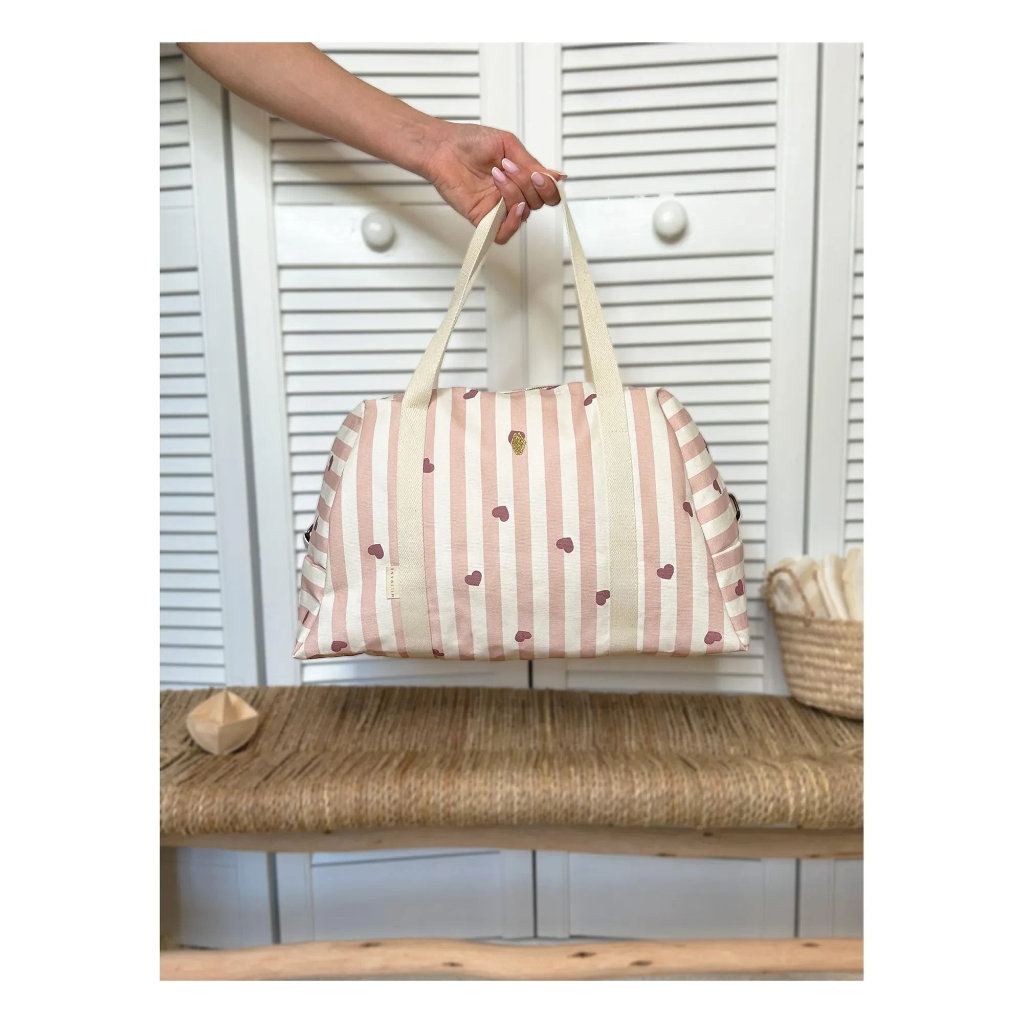 Milinane - Joseph Baby Care Bag | Light Pink