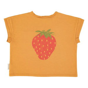 Piupiuchick - Strawberry T-Shirt | Camel