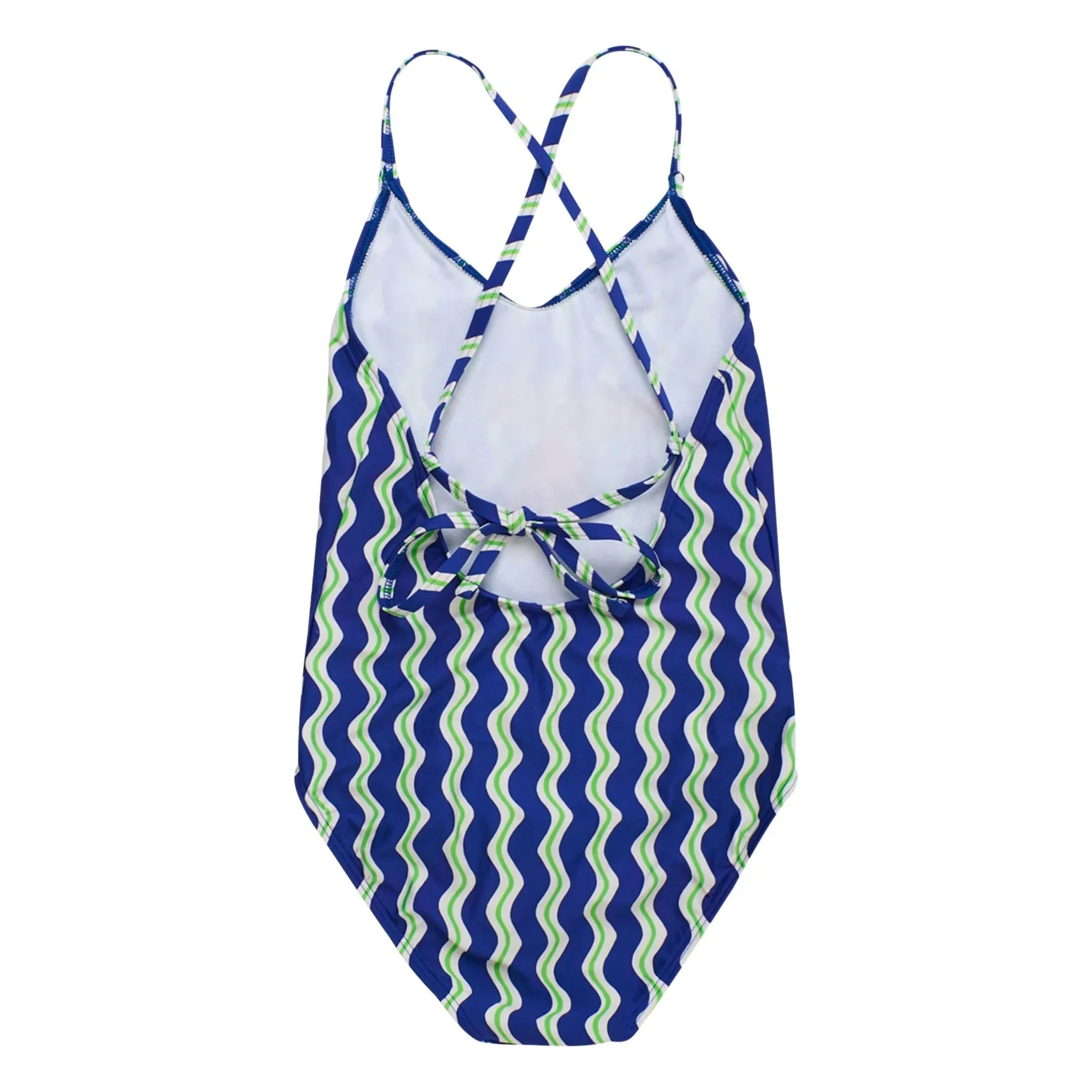 Maison Mangostan - Wave Swimsuit Parrot | Blue