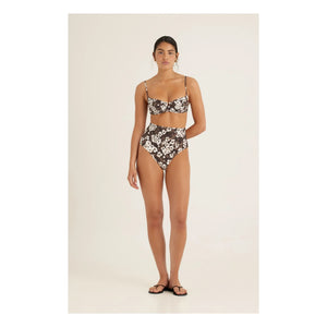 Peony - Balconette Bikini Top | Brown