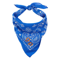 a.p - Cotton Tulle Bandana | Blue