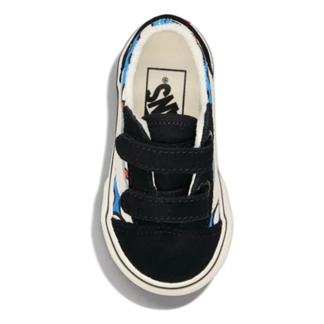 Vans - Scratch Sneakers Old Skool V Flowers | Blue