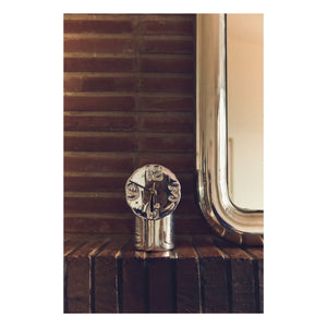 HKliving - Retro Ceramic Clock | Chrome