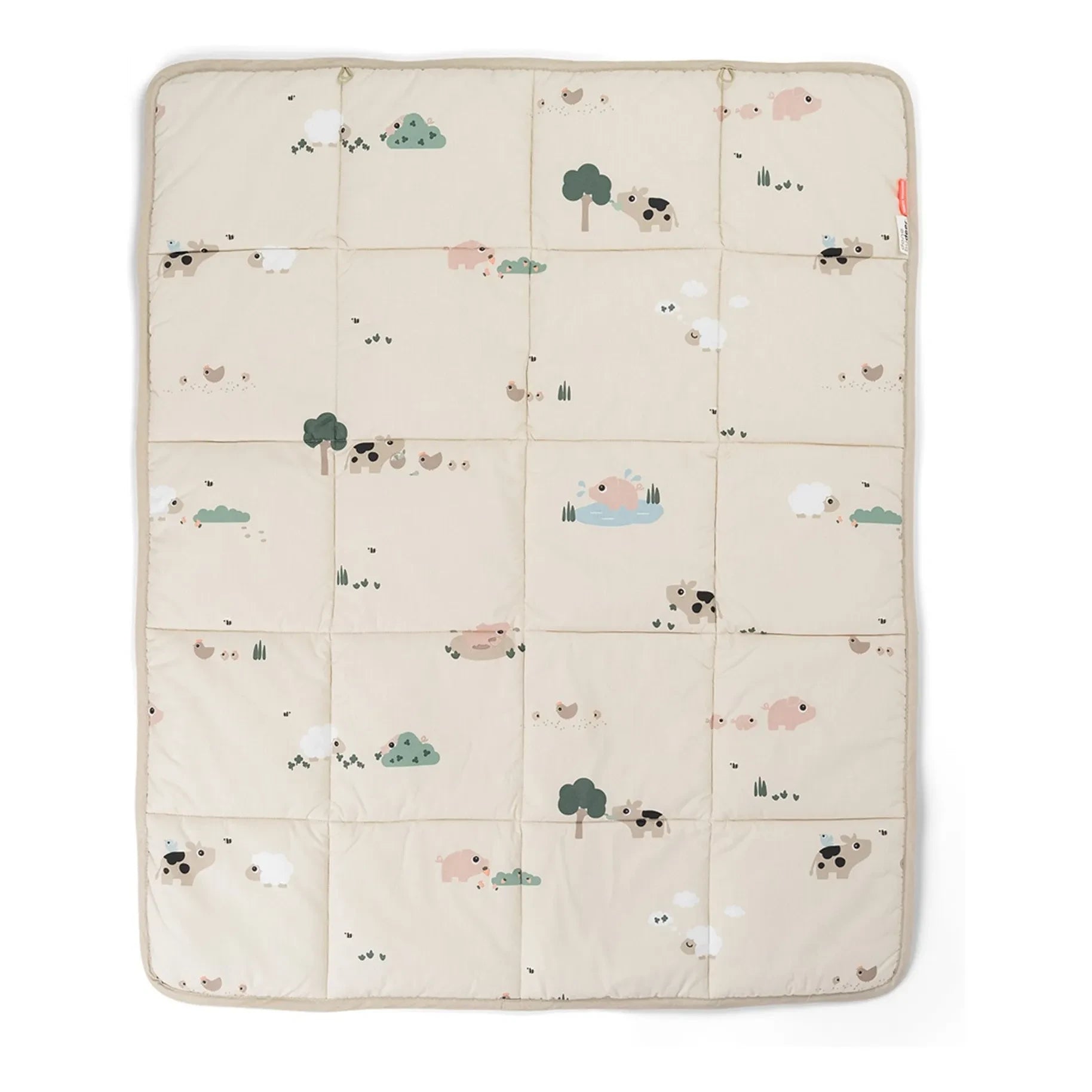 Done by Deer - Tiny Farm Play Mat | Sand