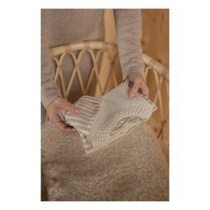 1+ in the family - Karin Merino Wool Sweater | Ecru