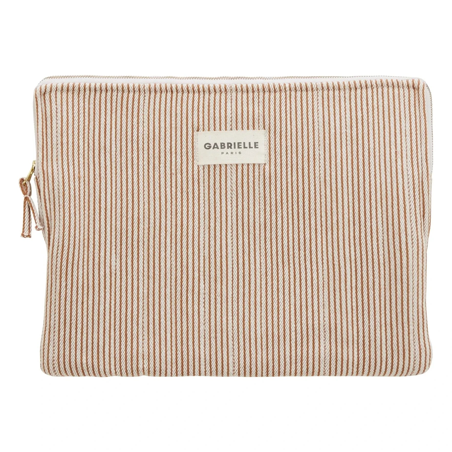 Gabrielle Paris - Garance Striped Laptop Case | Red