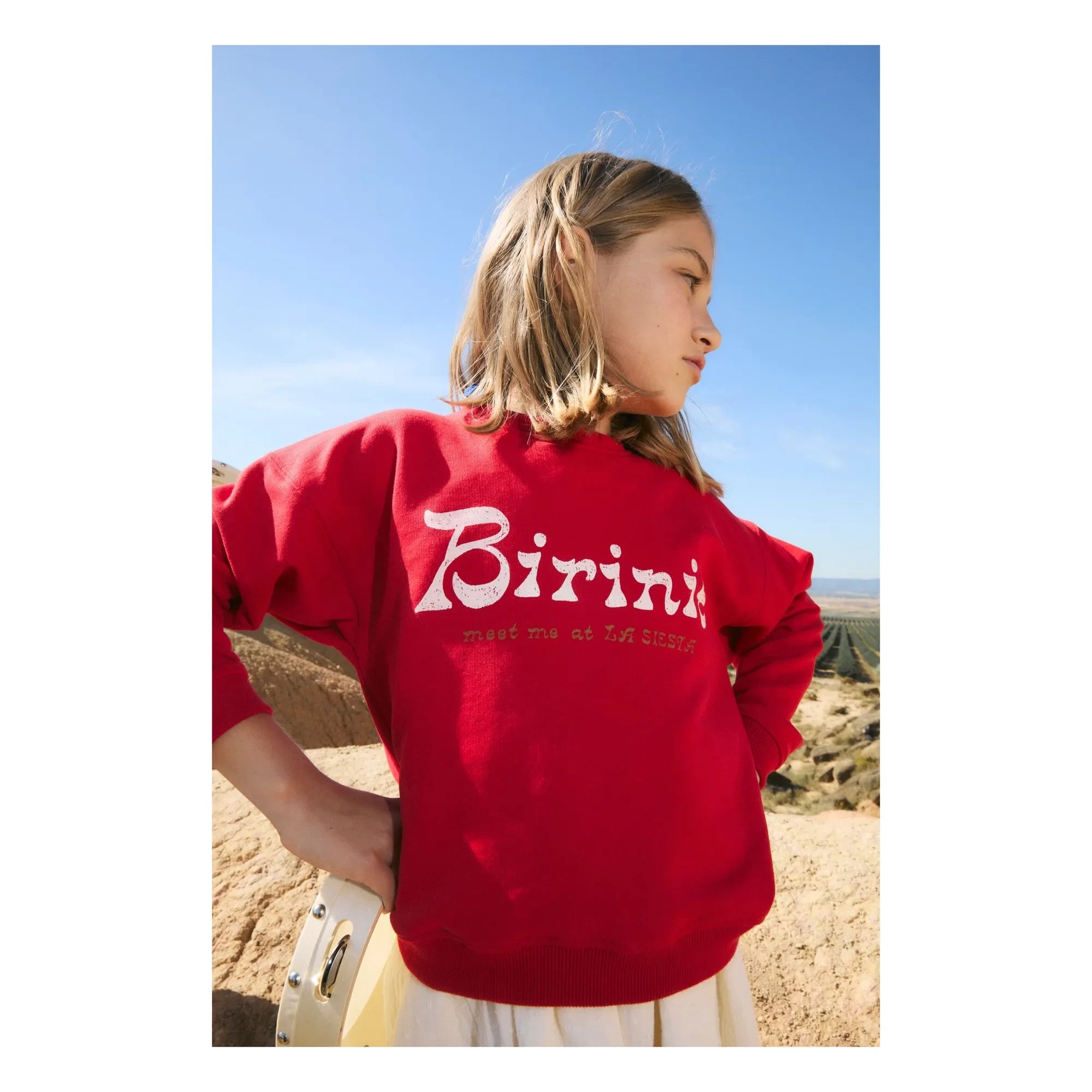birinit - Chili Birinit organic cotton sweatshirt | Red