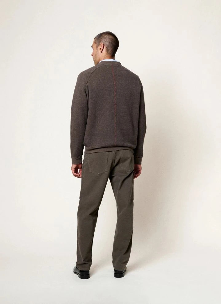 Homecore - Cotton Terry Sweatshirt | Dark Beige