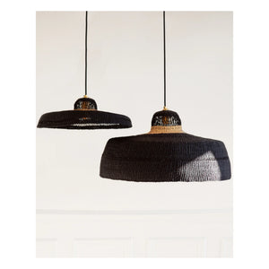 Golden Editions - Hatter El Dokuması Sarkıt Lamba | Siyah