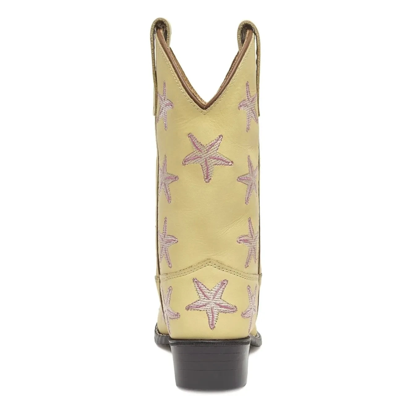 Bootstock - Starfish Leather Western Boots | Pale Yellow