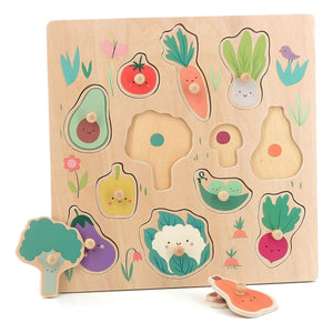 Vilac - Sarah Betz Vegetable Garden Puzzle
