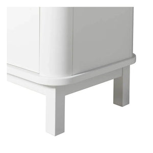 Oliver Furniture - Çok Bölmeli 3 Kapılı Huş Ağacı Şifonyer | Beyaz