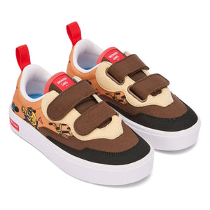 Hello Hossy - Mascots Ride Cartoon Sneakers | Brown