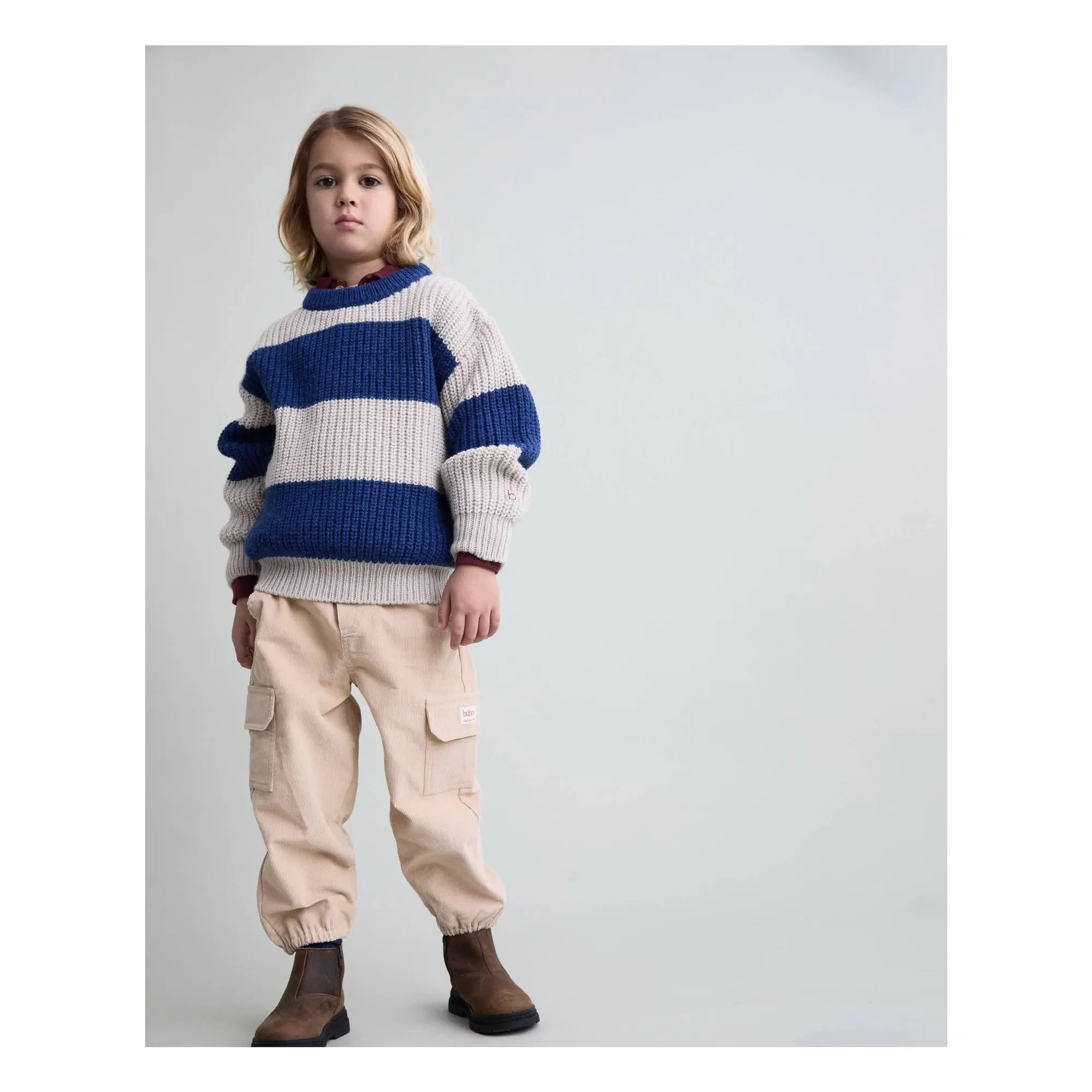 Búho - Soft Velours Organik Pamuk Kargo Pantolon | Kum