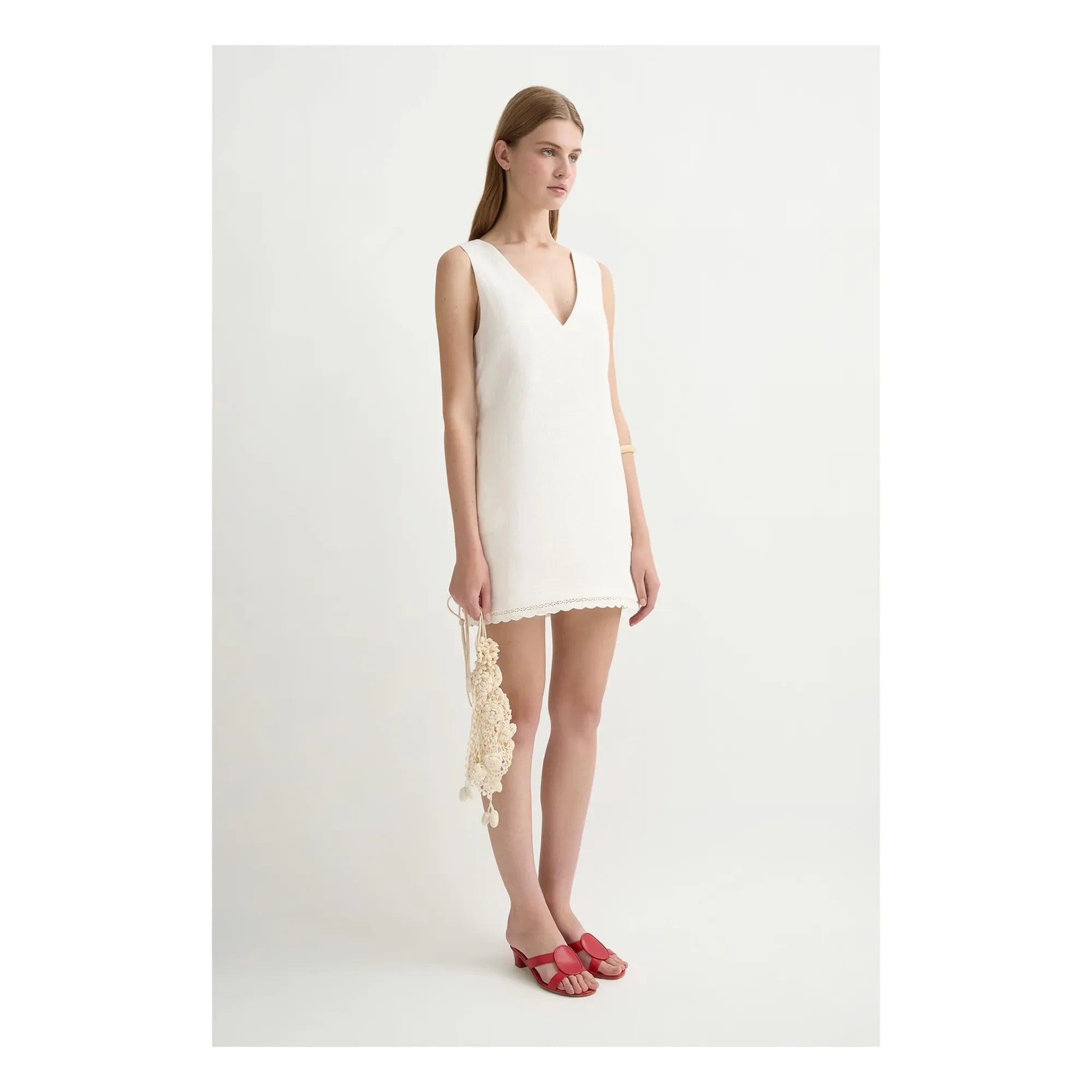 Posse - Effi Linen Dress | Cream