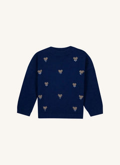 Bonton - Lovely Hearts Kazak | Lacivert