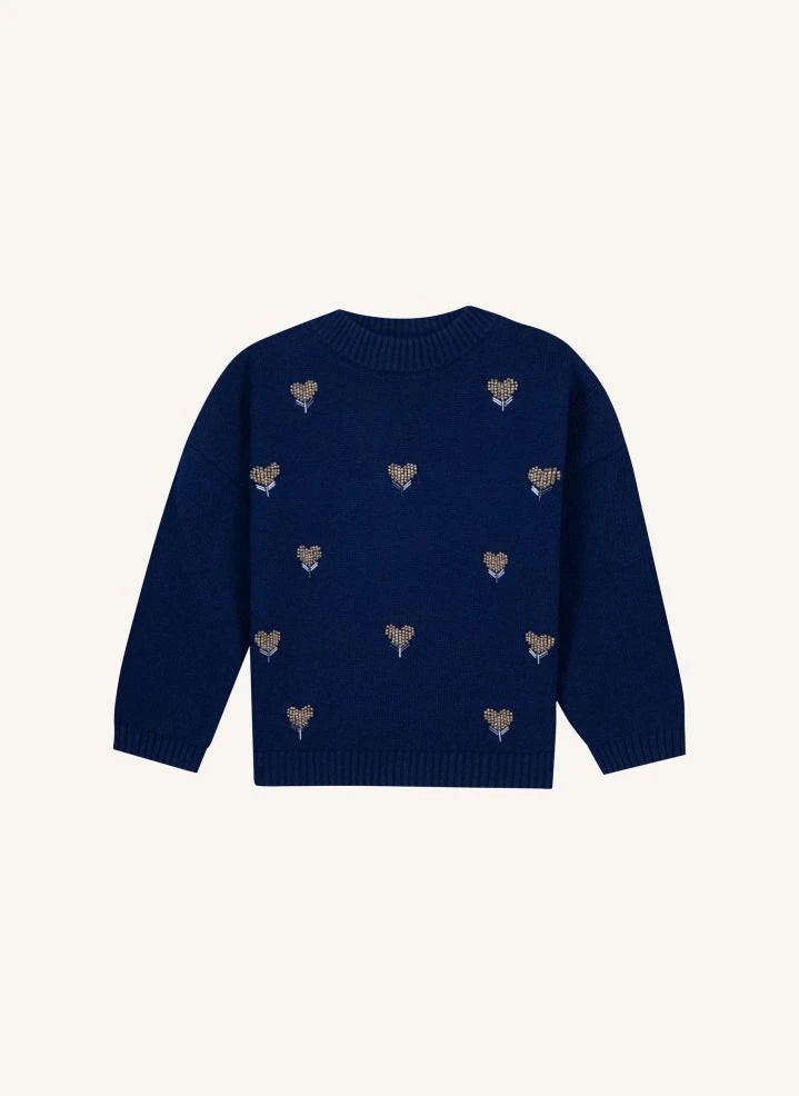 Bonton - Lovely Hearts Kazak | Lacivert