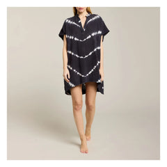 Maison Saint Julien - Propriano Batik Tunic | Classic Navy Blue