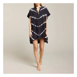 Maison Saint Julien - Propriano Batik Tunic | Classic Navy Blue
