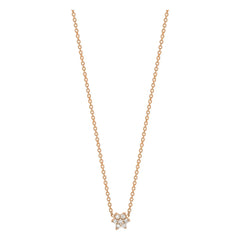 Ginette NY - Mini Diamond Star kolye | Pembe Altın