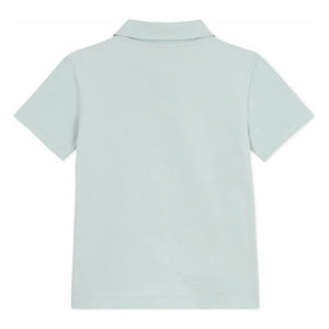 Petit Bateau - Organic Cotton Polo T-Shirt | Turquoise
