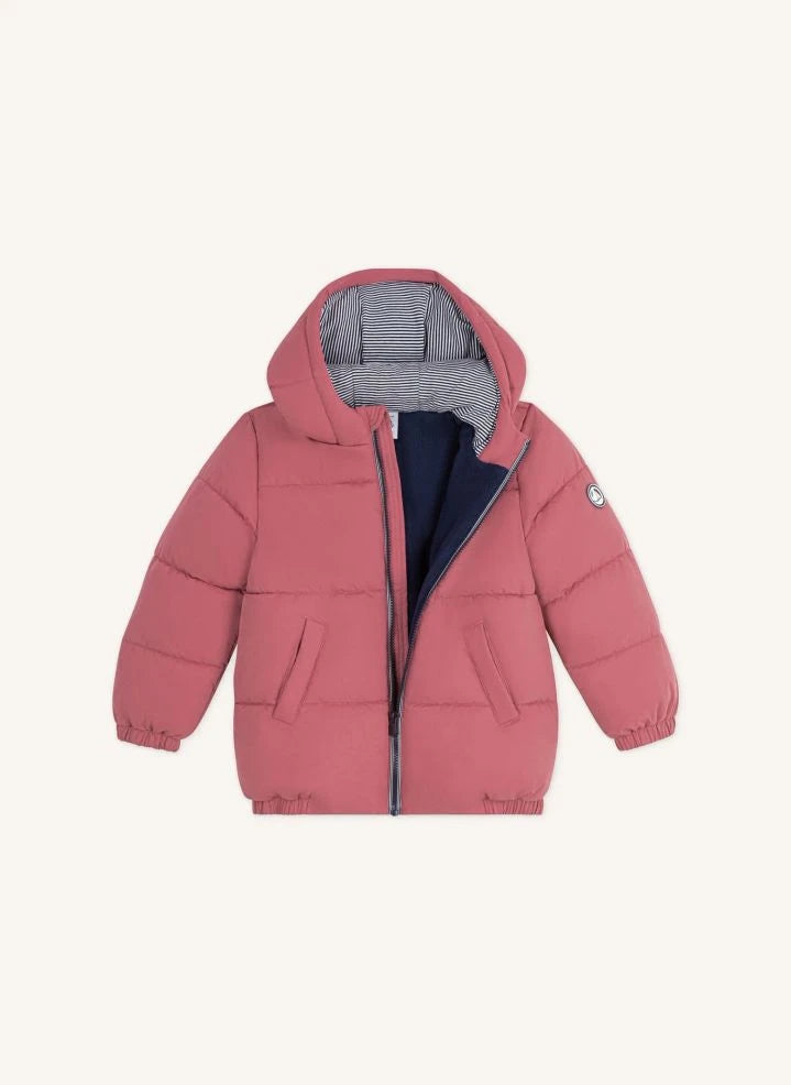 Petit Bateau - Plain Puffer Jacket | Pink
