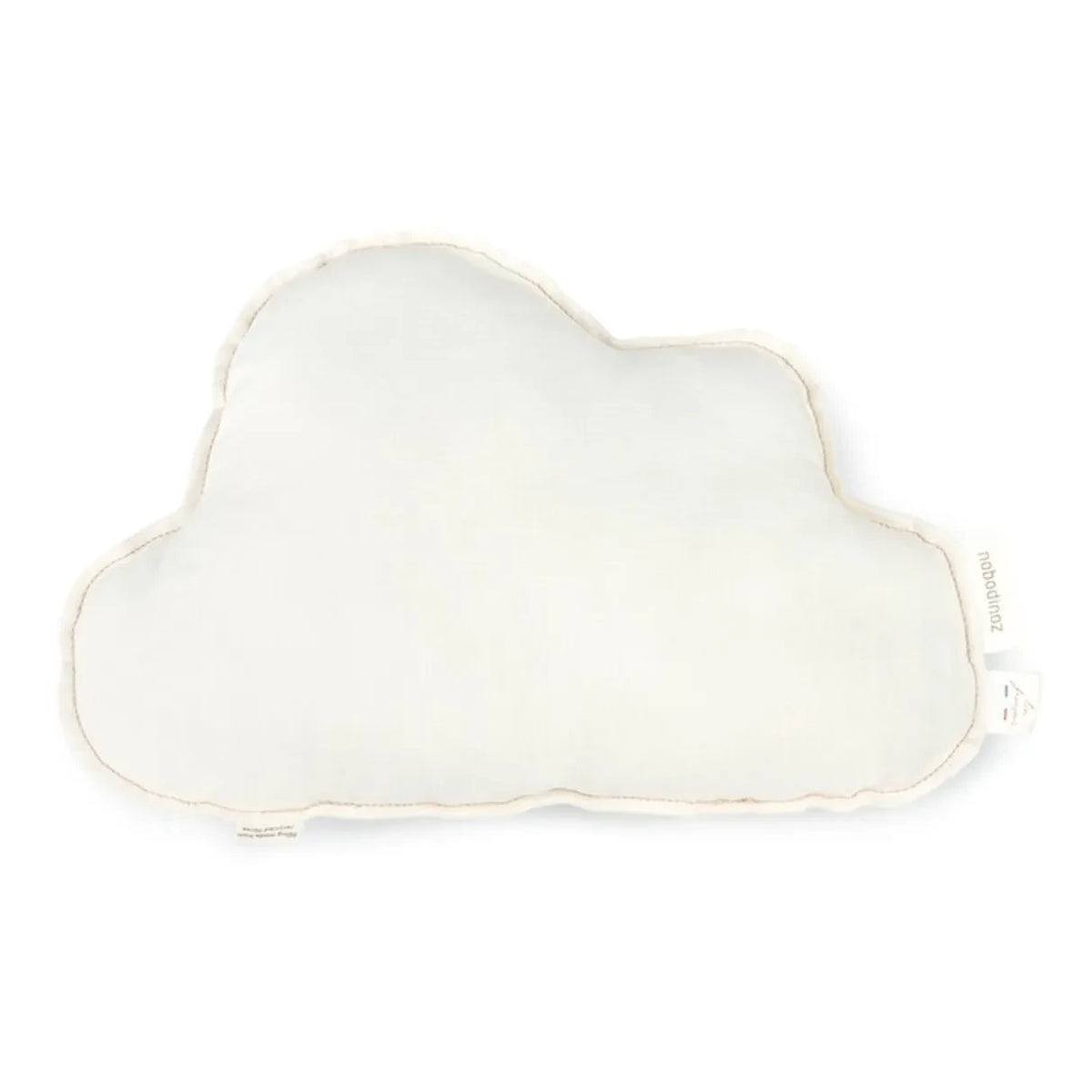Nobodinoz - Cloud Cushion - French Linen | White