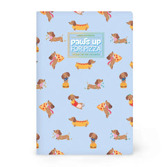 Legami - Çizgili A5 Defter - Resimli Sert Kapak - Köpek
