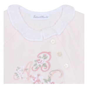 Tartine et Chocolat - ABC Floral Patterned Pajamas | Light Pink