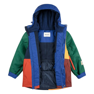Bobo Choses - Color Block Recycled Fiber Ski Jacket | Blue