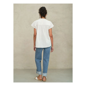 M.A.B.E. - Rita Cotton Blouse | White