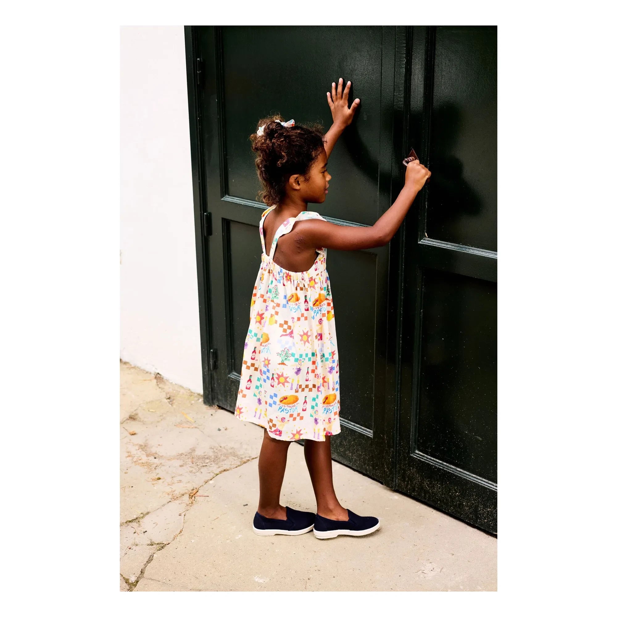 Arsène et Les Pipelettes - Pastor Poplin Bib Dress | Ecru