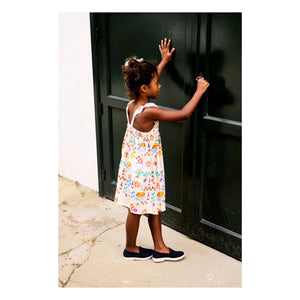 Arsène et Les Pipelettes - Pastor Poplin Bib Dress | Ecru
