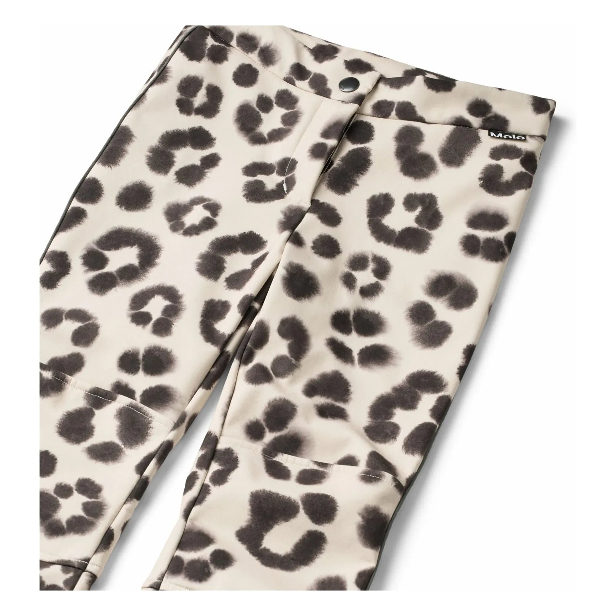 Molo - Harlie Leopard Ski Pants | Beige