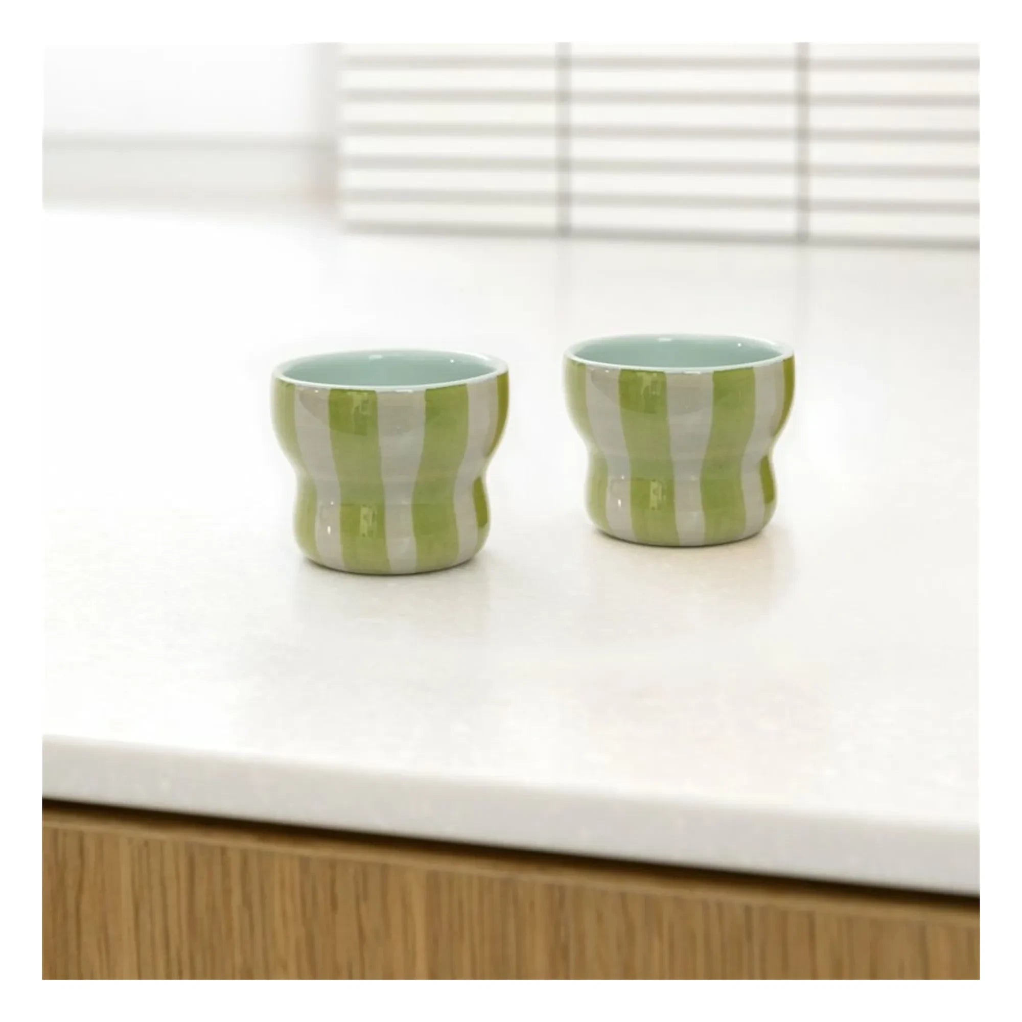 &Klevering - Sirk Glasses - Set of 2 | Green