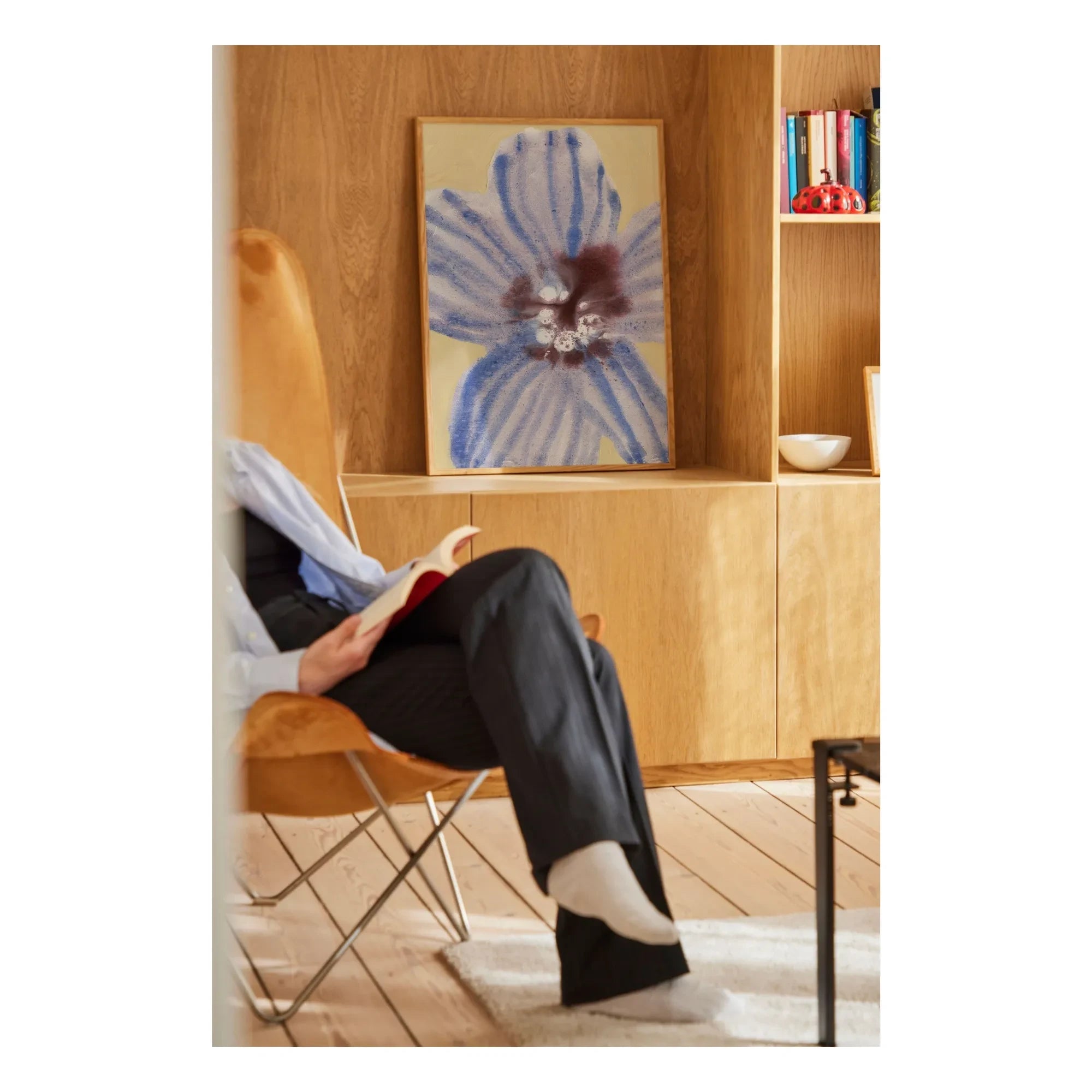 Paper Collective - In Full Bloom 03 Poster, Liat Greenberg | Blue