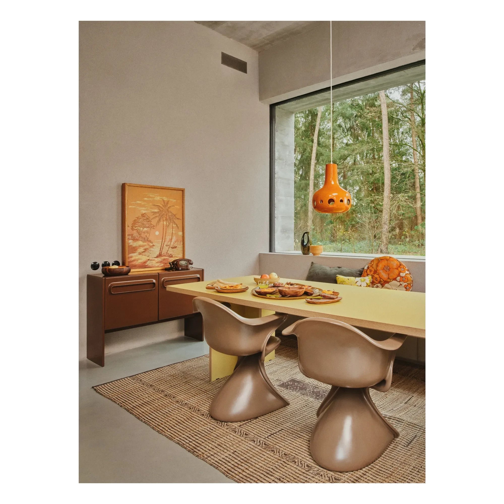 HKliving - Pendant Chandelier | Orange