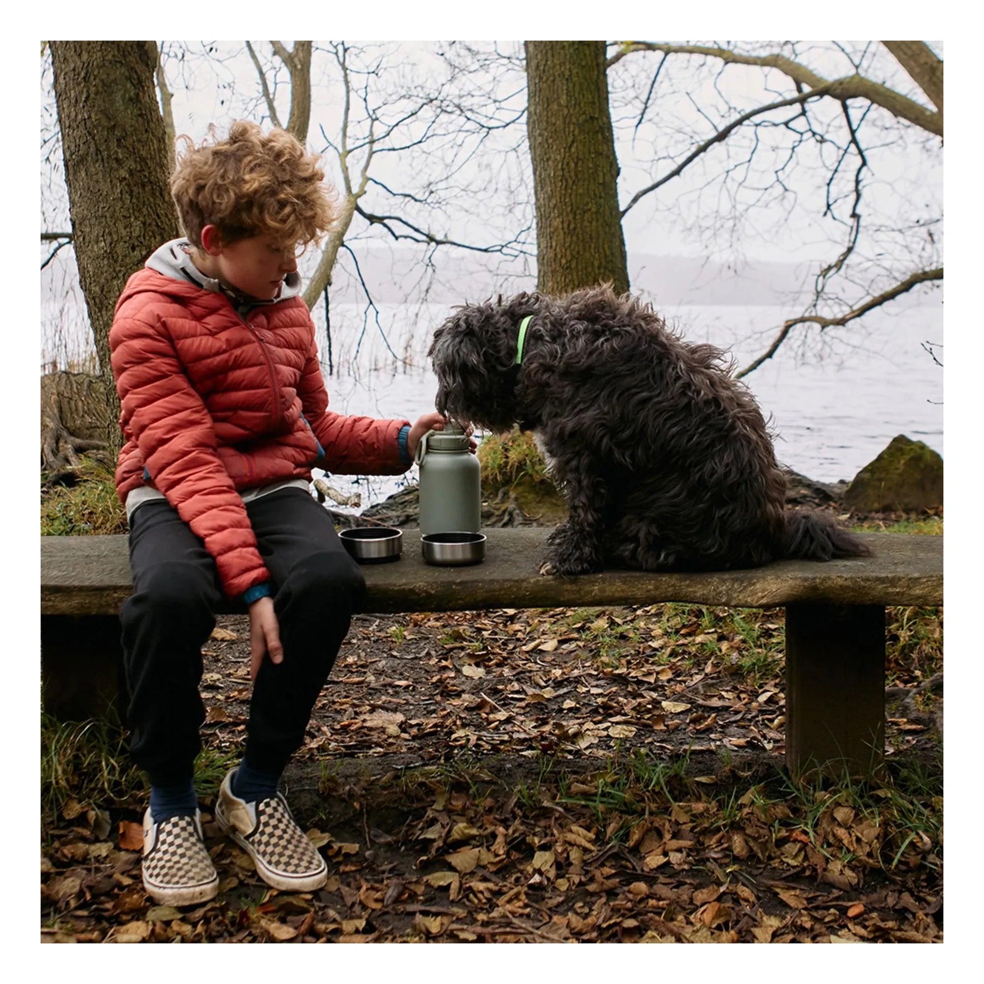Haps Nordic - Haps Go köpek matarası - 900 ml | Mint Yeşili